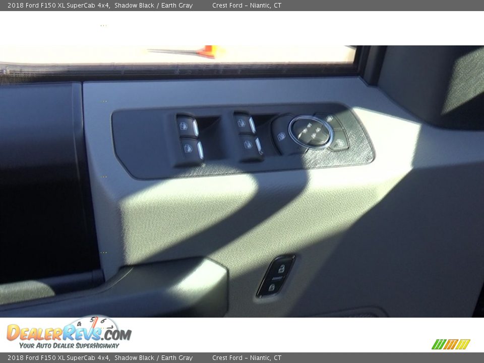 2018 Ford F150 XL SuperCab 4x4 Shadow Black / Earth Gray Photo #12