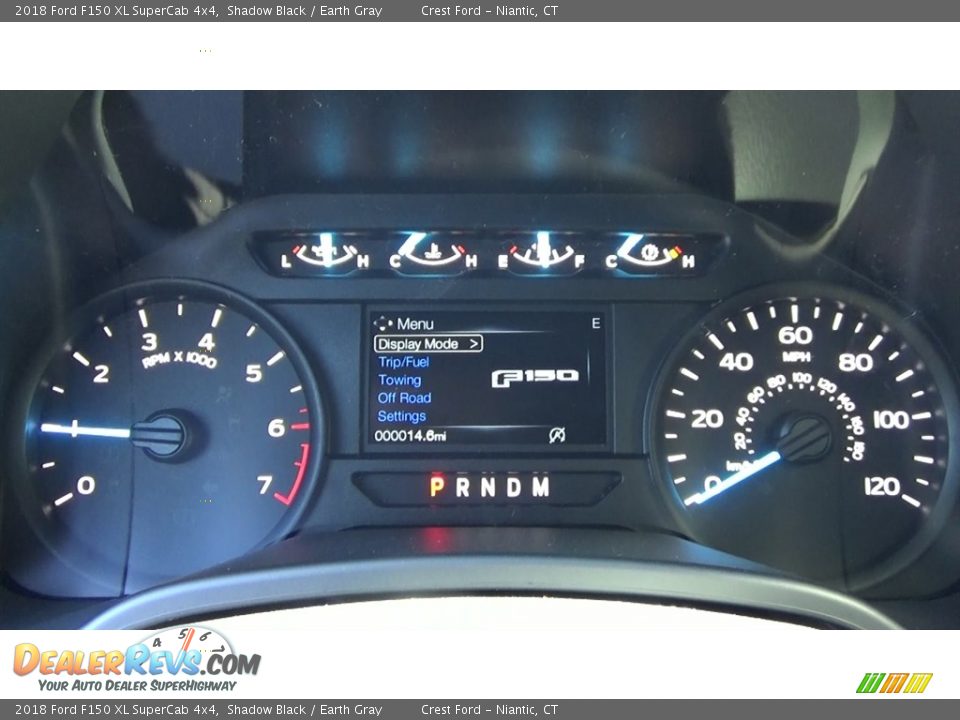 2018 Ford F150 XL SuperCab 4x4 Shadow Black / Earth Gray Photo #13