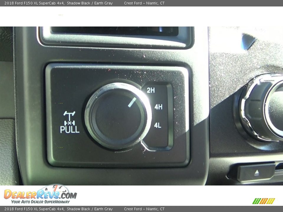 2018 Ford F150 XL SuperCab 4x4 Shadow Black / Earth Gray Photo #16