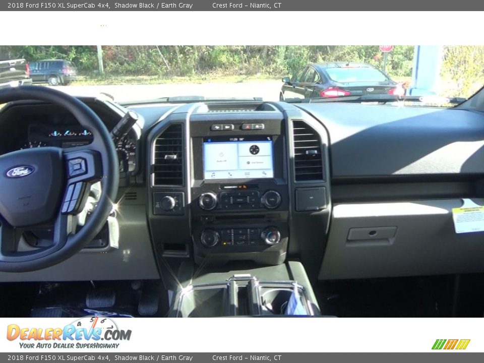 2018 Ford F150 XL SuperCab 4x4 Shadow Black / Earth Gray Photo #18