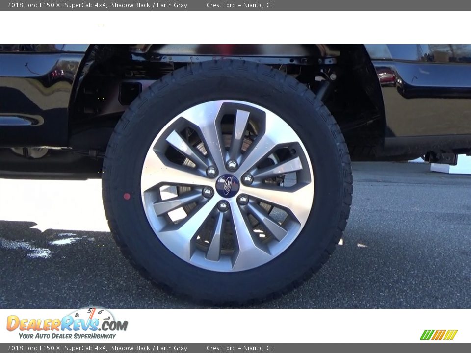 2018 Ford F150 XL SuperCab 4x4 Shadow Black / Earth Gray Photo #19
