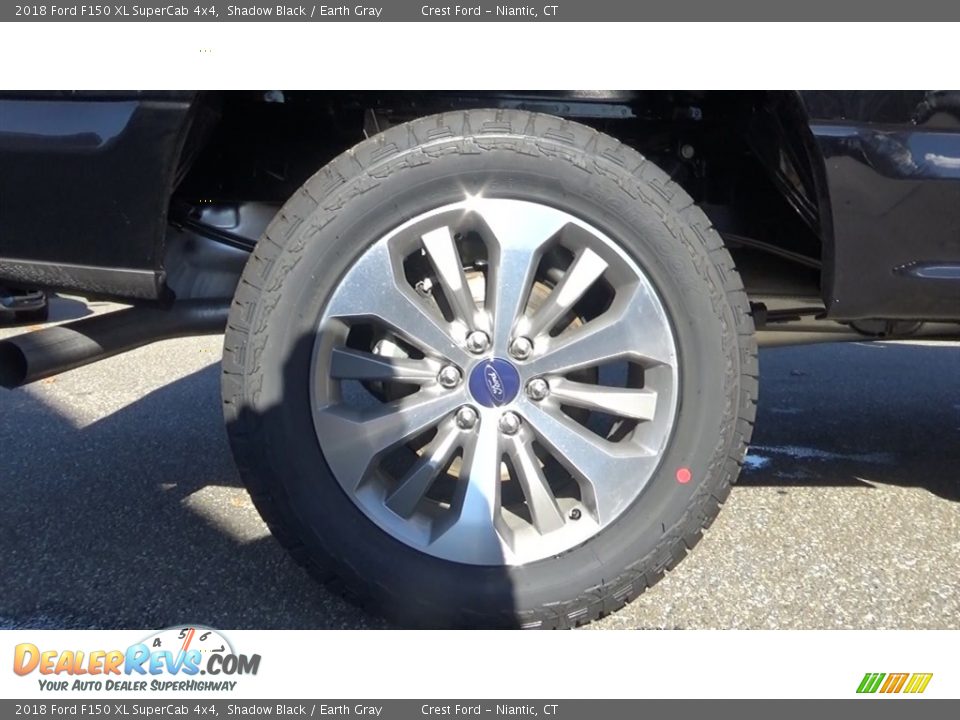 2018 Ford F150 XL SuperCab 4x4 Shadow Black / Earth Gray Photo #21