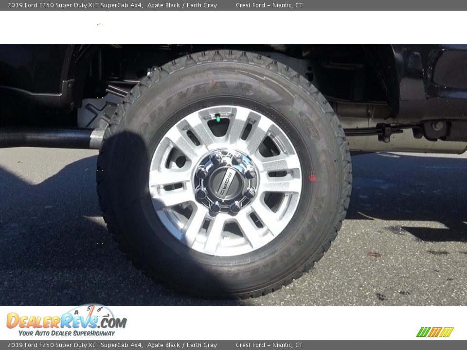 2019 Ford F250 Super Duty XLT SuperCab 4x4 Agate Black / Earth Gray Photo #21