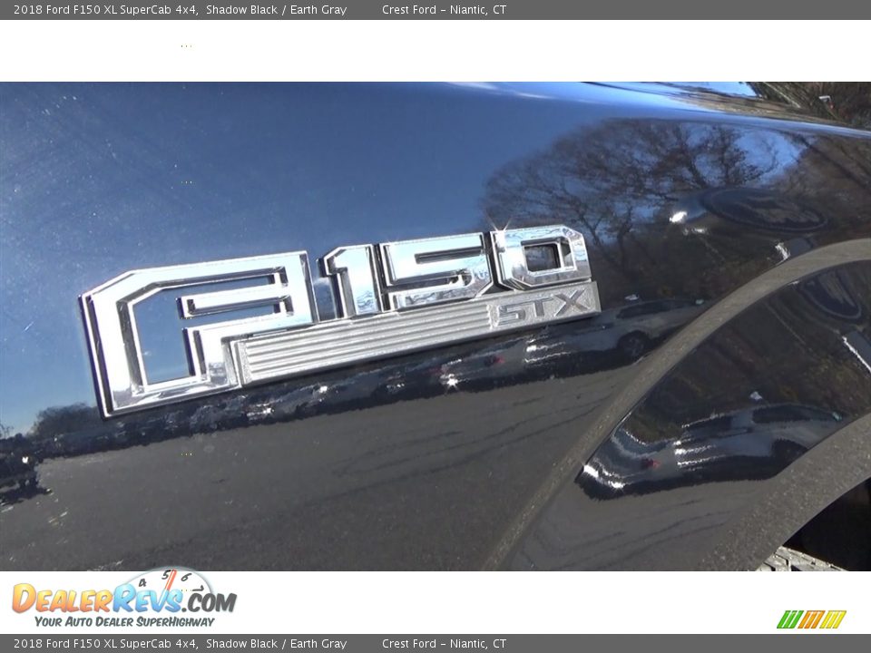 2018 Ford F150 XL SuperCab 4x4 Shadow Black / Earth Gray Photo #25