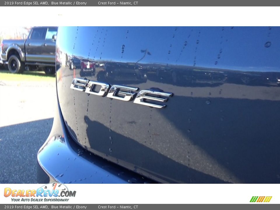 2019 Ford Edge SEL AWD Blue Metallic / Ebony Photo #10