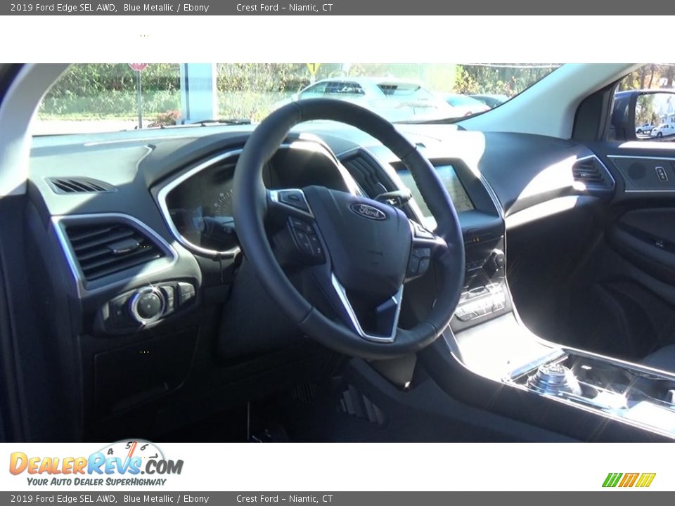 2019 Ford Edge SEL AWD Blue Metallic / Ebony Photo #11