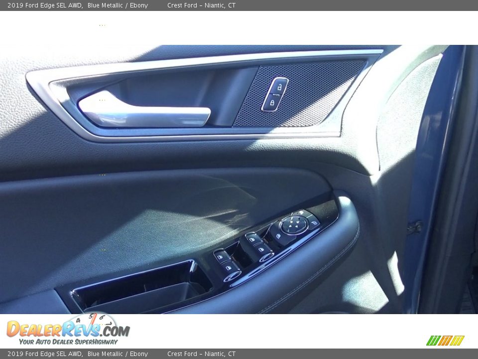 2019 Ford Edge SEL AWD Blue Metallic / Ebony Photo #13