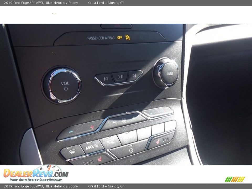 2019 Ford Edge SEL AWD Blue Metallic / Ebony Photo #16