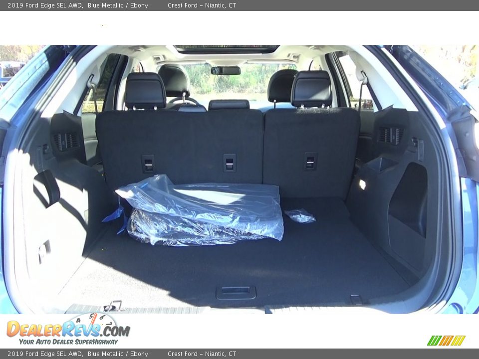 2019 Ford Edge SEL AWD Blue Metallic / Ebony Photo #22