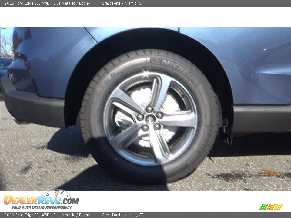 2019 Ford Edge SEL AWD Blue Metallic / Ebony Photo #23