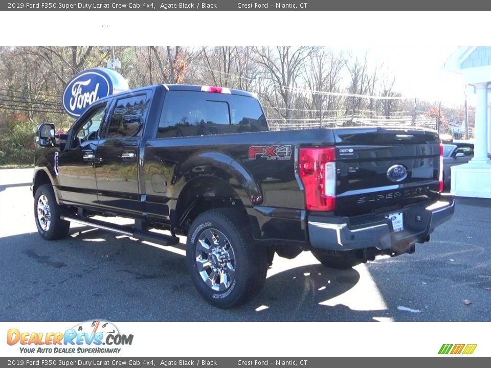 2019 Ford F350 Super Duty Lariat Crew Cab 4x4 Agate Black / Black Photo #5