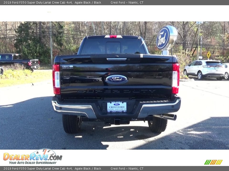 2019 Ford F350 Super Duty Lariat Crew Cab 4x4 Agate Black / Black Photo #6
