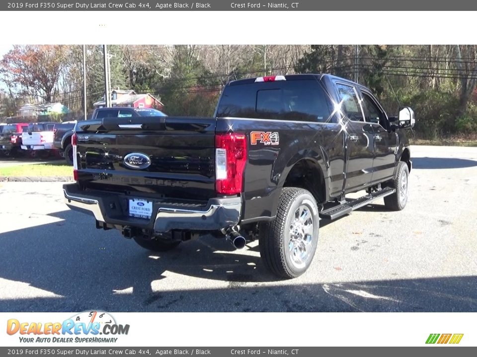 2019 Ford F350 Super Duty Lariat Crew Cab 4x4 Agate Black / Black Photo #7