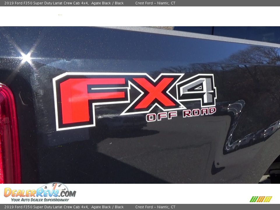 2019 Ford F350 Super Duty Lariat Crew Cab 4x4 Agate Black / Black Photo #9