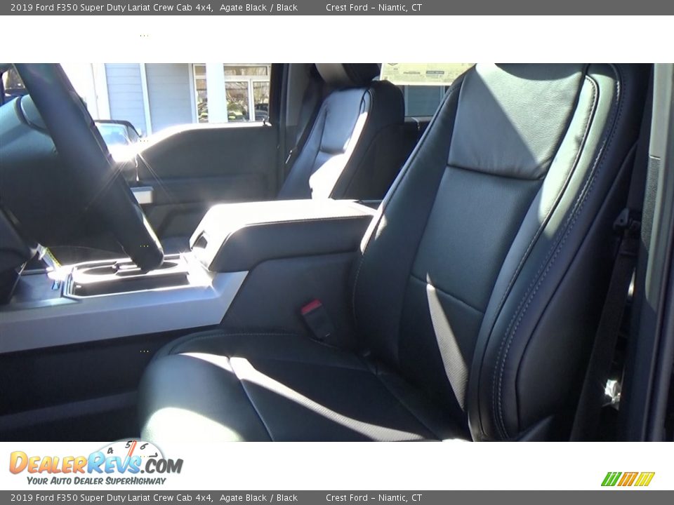2019 Ford F350 Super Duty Lariat Crew Cab 4x4 Agate Black / Black Photo #11