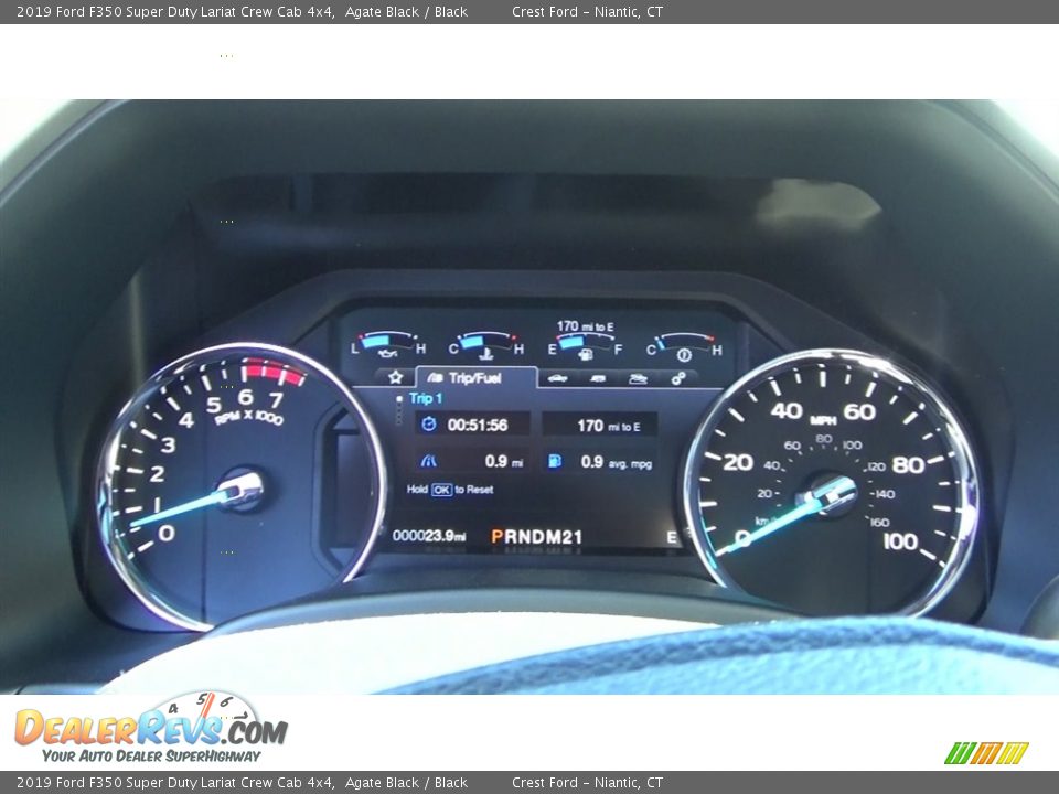 2019 Ford F350 Super Duty Lariat Crew Cab 4x4 Agate Black / Black Photo #13