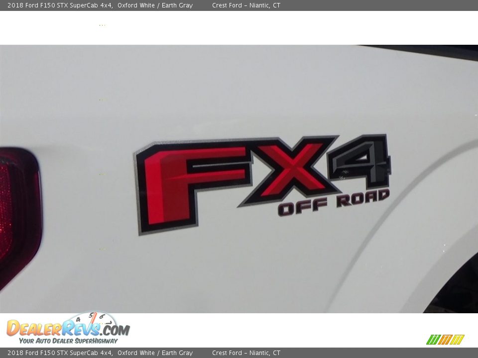2018 Ford F150 STX SuperCab 4x4 Oxford White / Earth Gray Photo #9