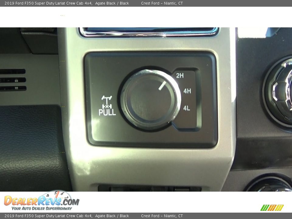 2019 Ford F350 Super Duty Lariat Crew Cab 4x4 Agate Black / Black Photo #16