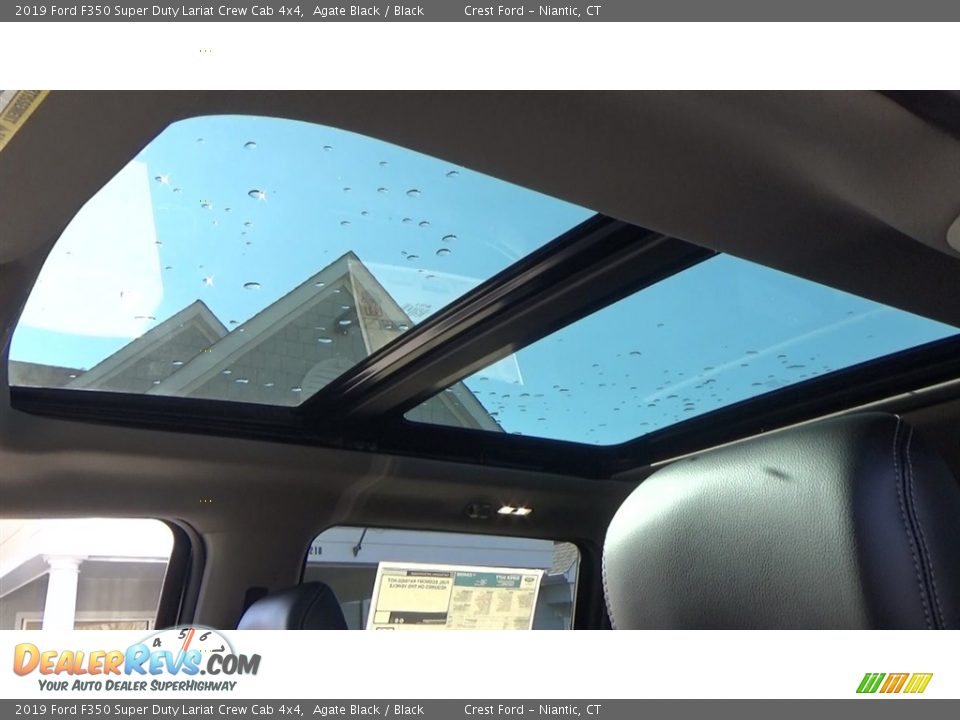 2019 Ford F350 Super Duty Lariat Crew Cab 4x4 Agate Black / Black Photo #17