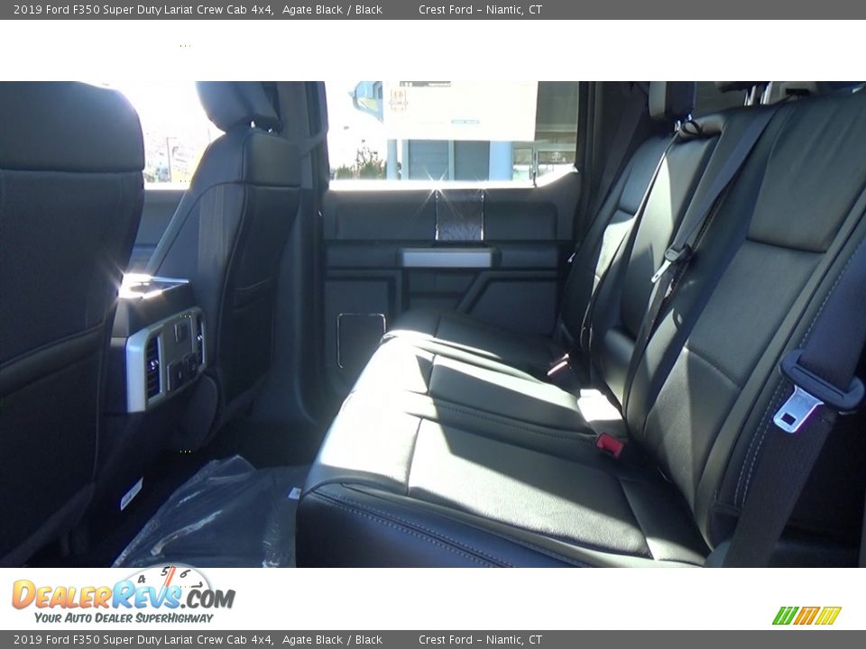 2019 Ford F350 Super Duty Lariat Crew Cab 4x4 Agate Black / Black Photo #18