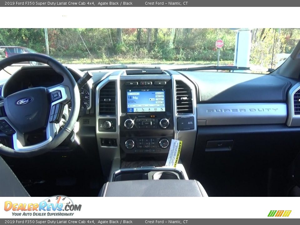 2019 Ford F350 Super Duty Lariat Crew Cab 4x4 Agate Black / Black Photo #19