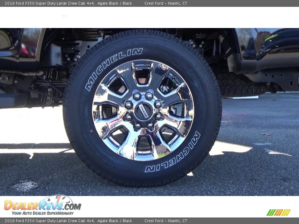 2019 Ford F350 Super Duty Lariat Crew Cab 4x4 Agate Black / Black Photo #20