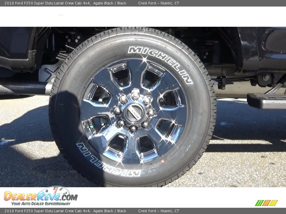 2019 Ford F350 Super Duty Lariat Crew Cab 4x4 Agate Black / Black Photo #22