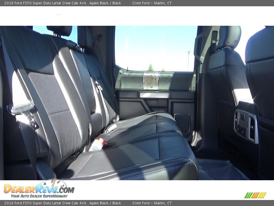 2019 Ford F350 Super Duty Lariat Crew Cab 4x4 Agate Black / Black Photo #23
