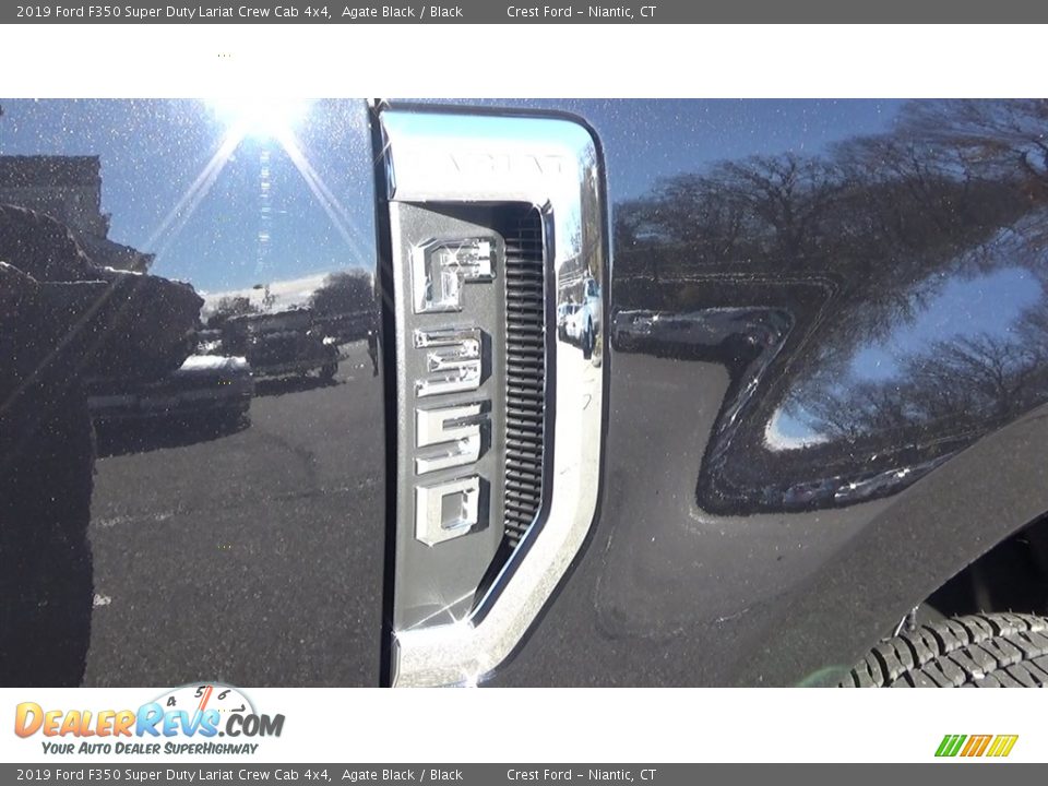 2019 Ford F350 Super Duty Lariat Crew Cab 4x4 Agate Black / Black Photo #26