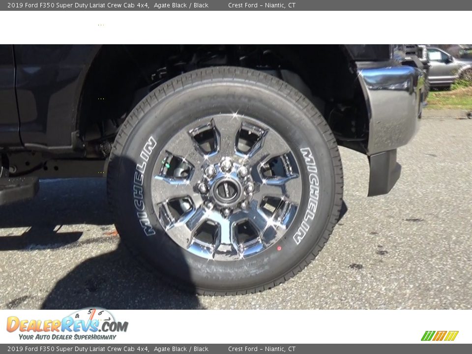 2019 Ford F350 Super Duty Lariat Crew Cab 4x4 Agate Black / Black Photo #27