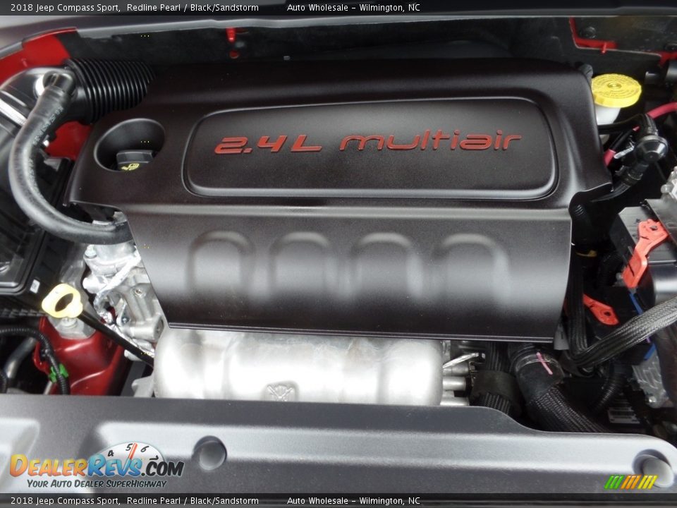 2018 Jeep Compass Sport Redline Pearl / Black/Sandstorm Photo #6