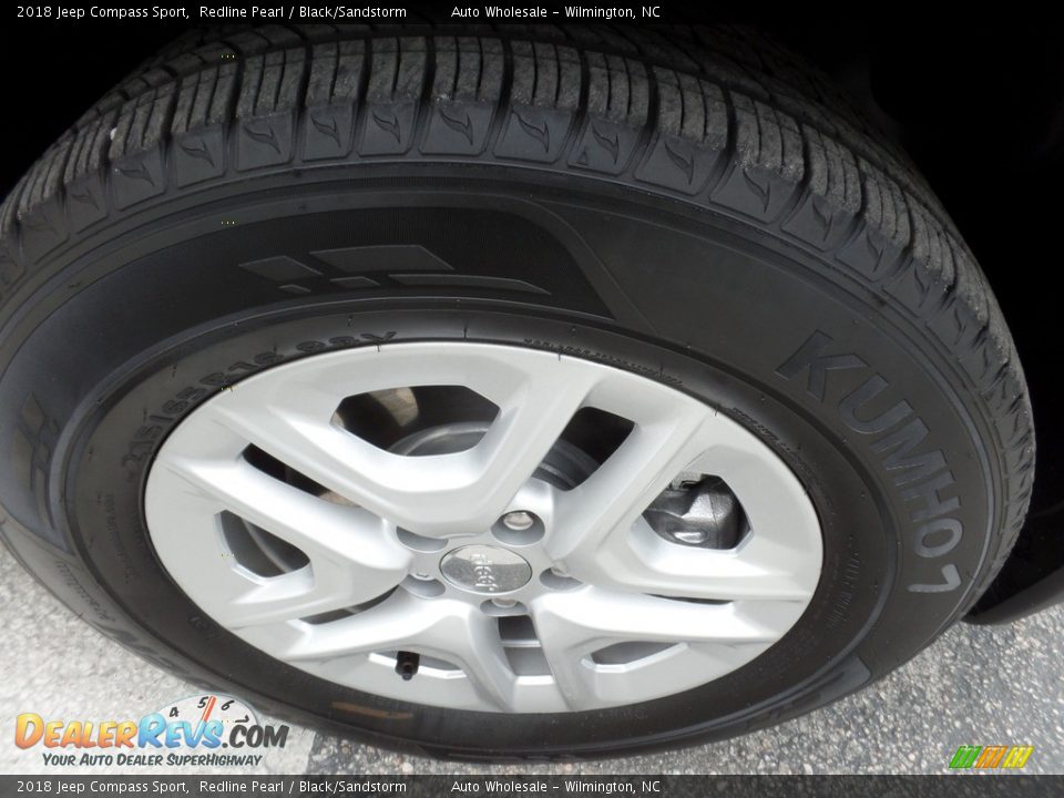 2018 Jeep Compass Sport Redline Pearl / Black/Sandstorm Photo #7