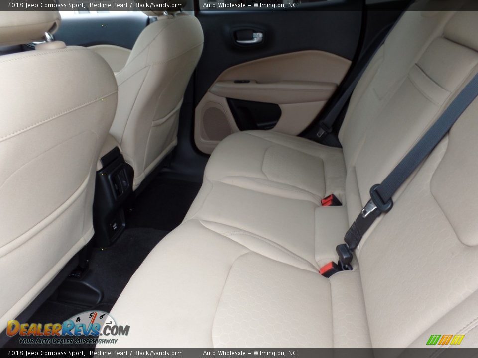2018 Jeep Compass Sport Redline Pearl / Black/Sandstorm Photo #12