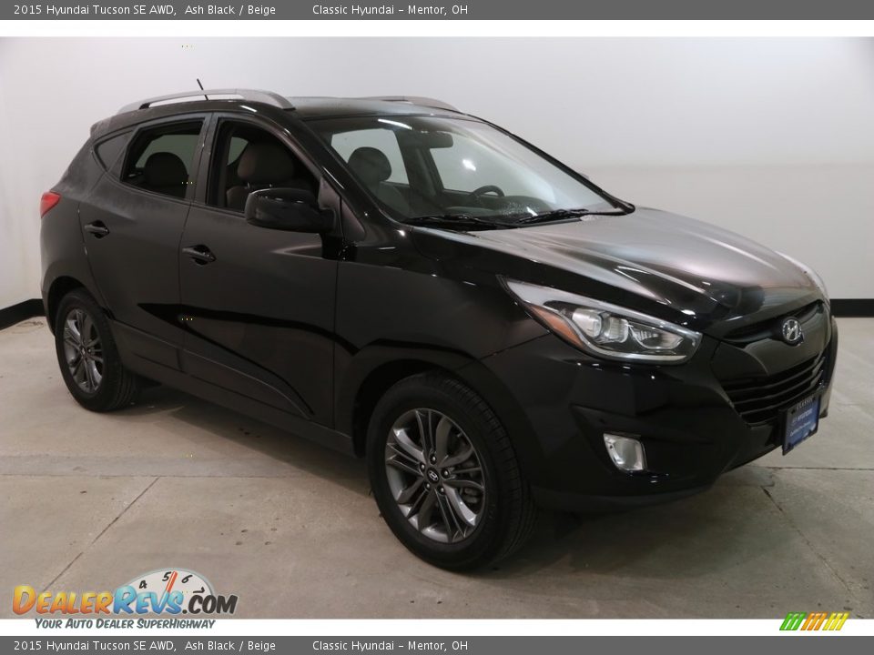 2015 Hyundai Tucson SE AWD Ash Black / Beige Photo #1