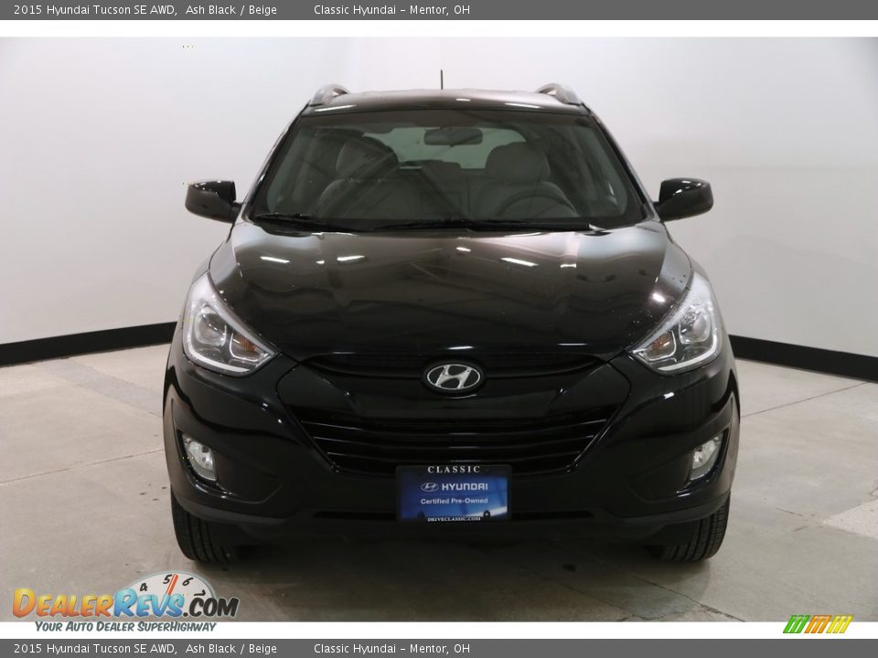 2015 Hyundai Tucson SE AWD Ash Black / Beige Photo #2