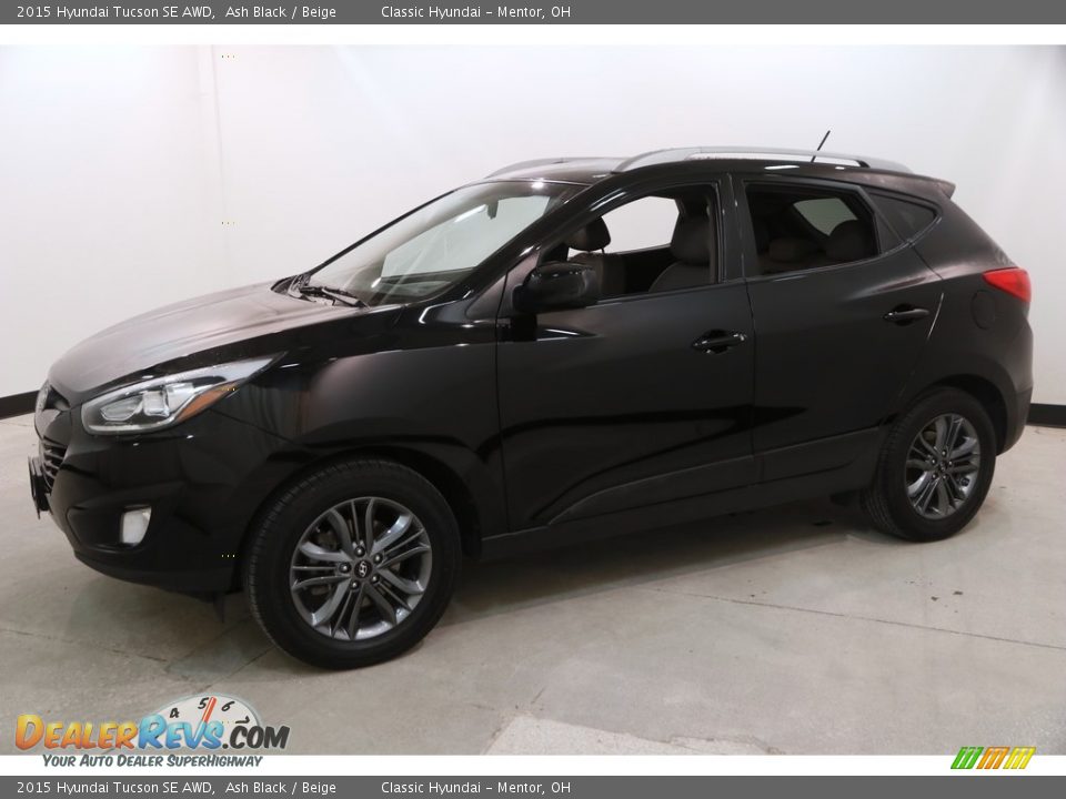 2015 Hyundai Tucson SE AWD Ash Black / Beige Photo #3