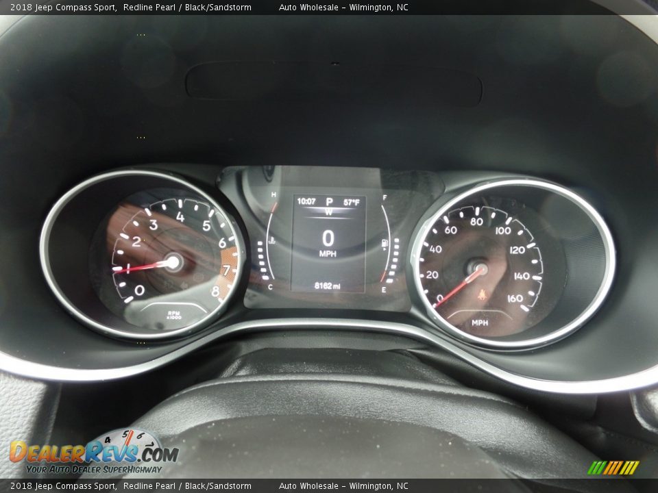 2018 Jeep Compass Sport Redline Pearl / Black/Sandstorm Photo #16