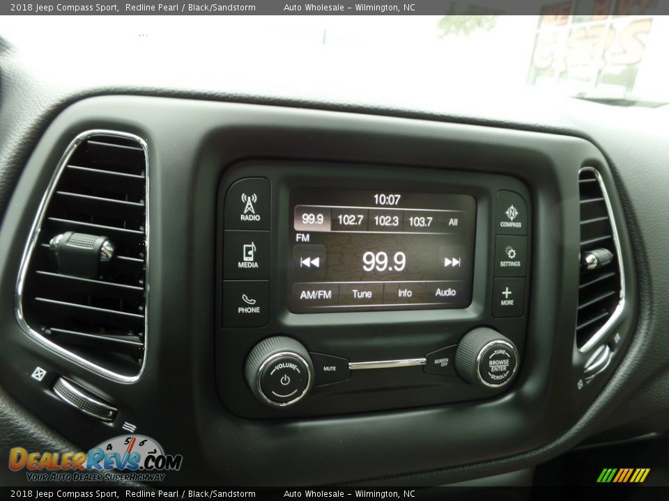 2018 Jeep Compass Sport Redline Pearl / Black/Sandstorm Photo #17