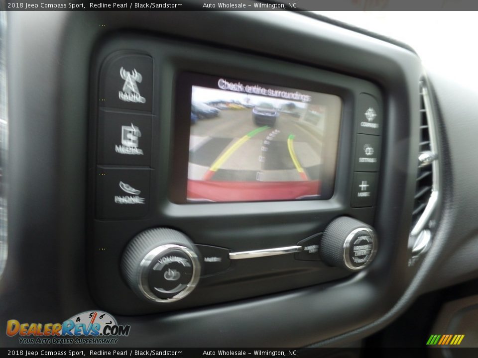2018 Jeep Compass Sport Redline Pearl / Black/Sandstorm Photo #18