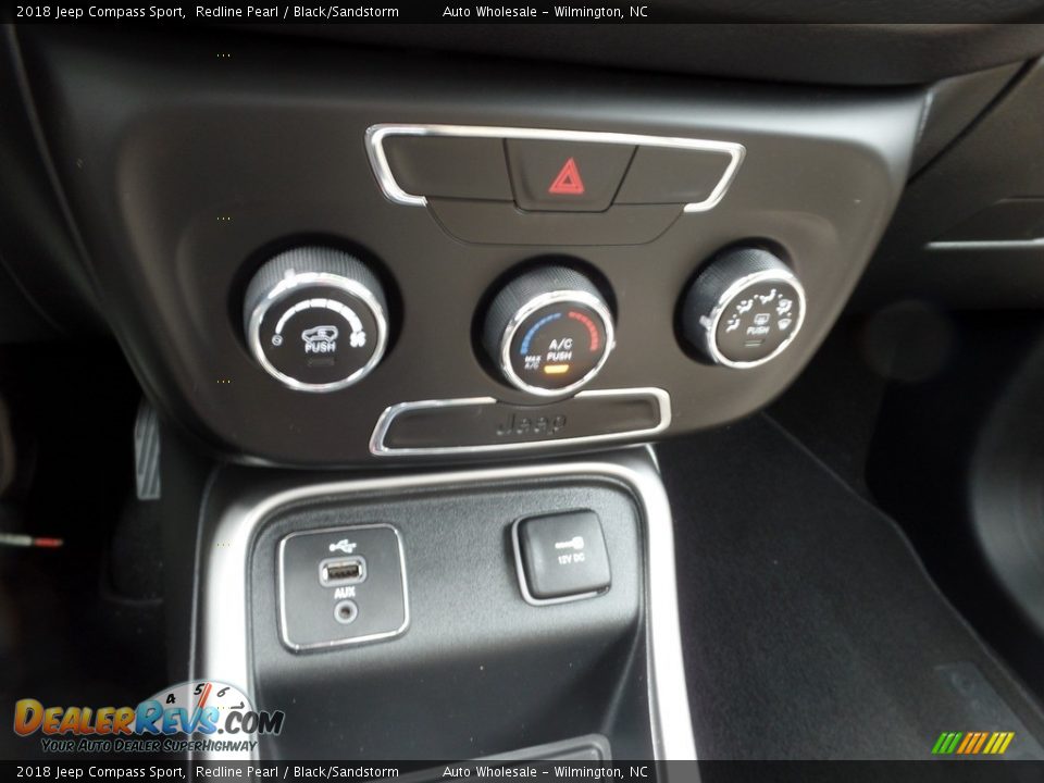 2018 Jeep Compass Sport Redline Pearl / Black/Sandstorm Photo #19