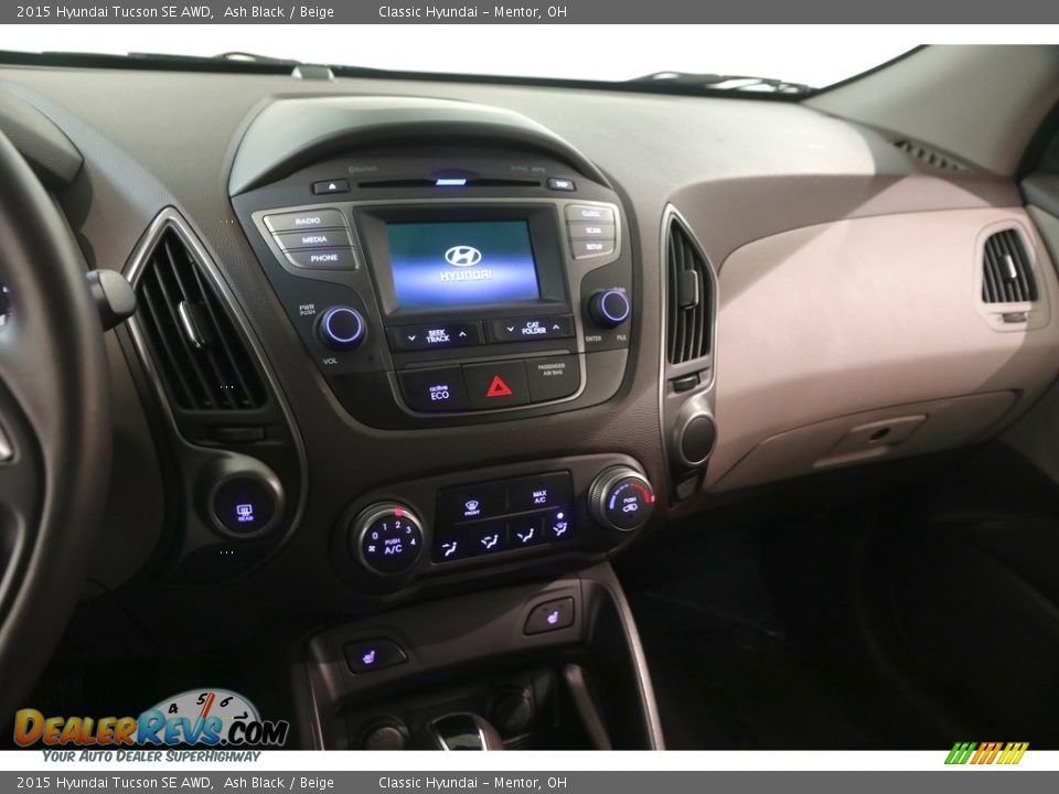 2015 Hyundai Tucson SE AWD Ash Black / Beige Photo #9