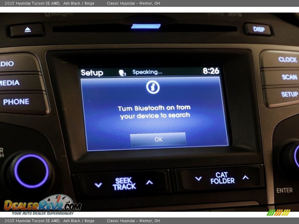 2015 Hyundai Tucson SE AWD Ash Black / Beige Photo #11