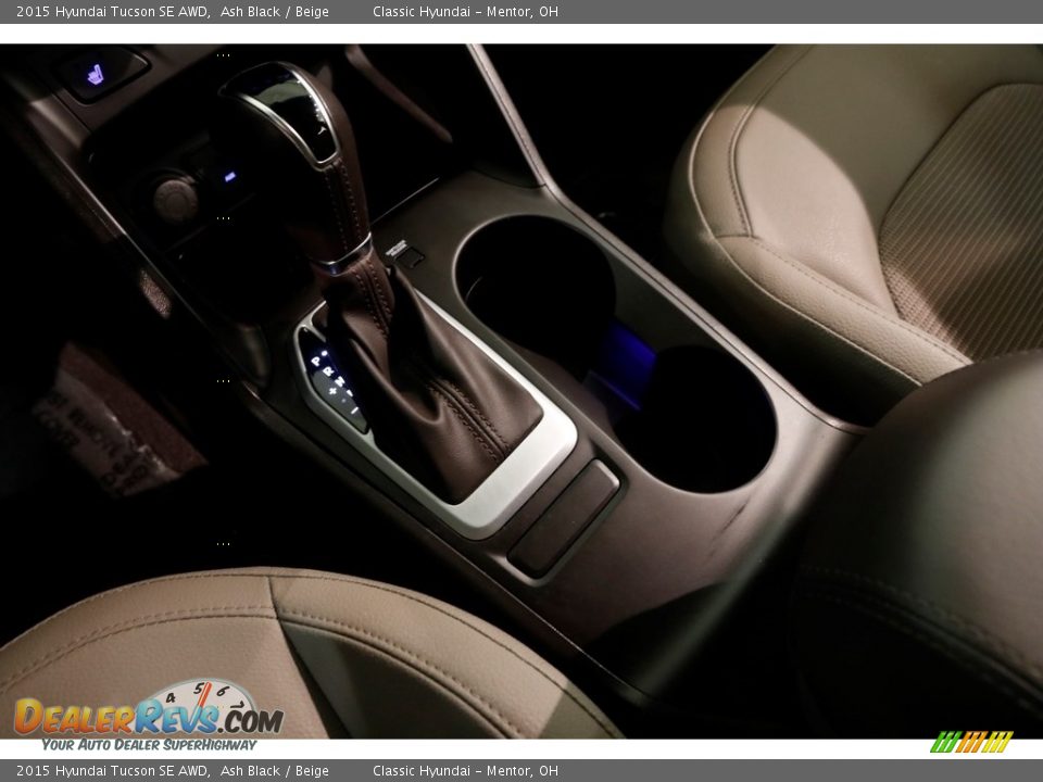 2015 Hyundai Tucson SE AWD Ash Black / Beige Photo #12