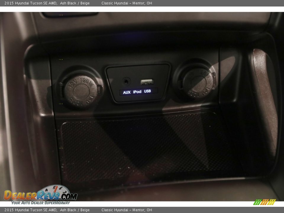 2015 Hyundai Tucson SE AWD Ash Black / Beige Photo #13