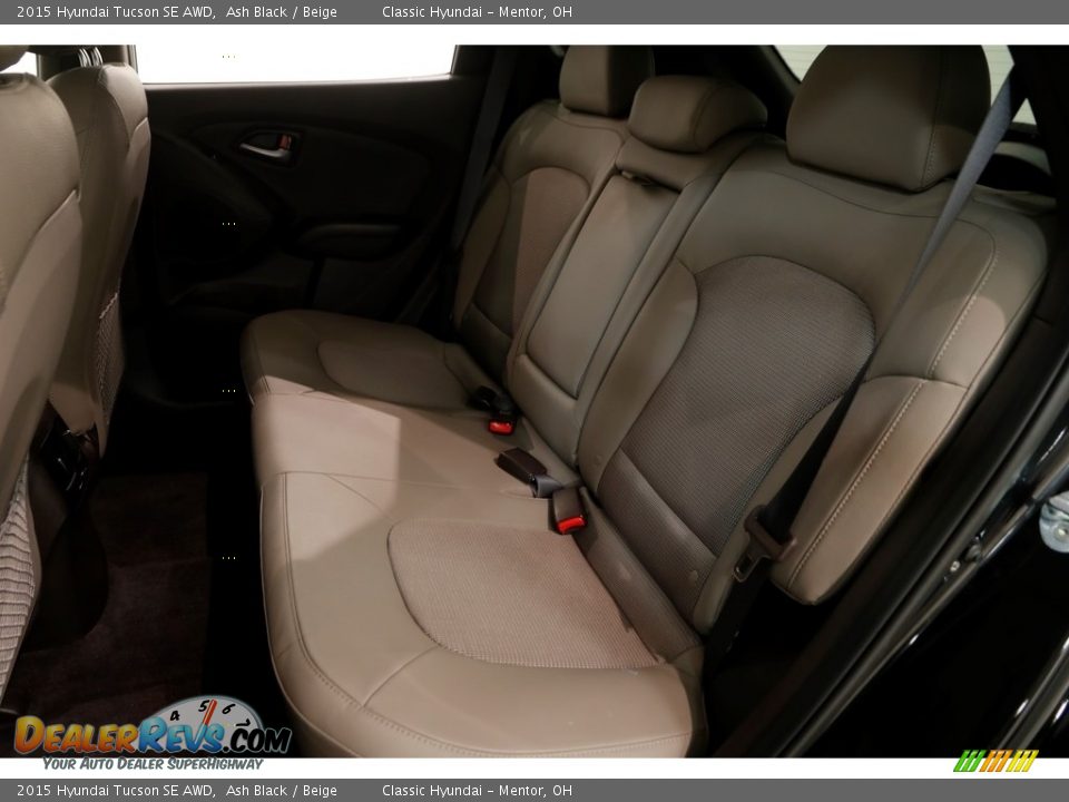 2015 Hyundai Tucson SE AWD Ash Black / Beige Photo #16