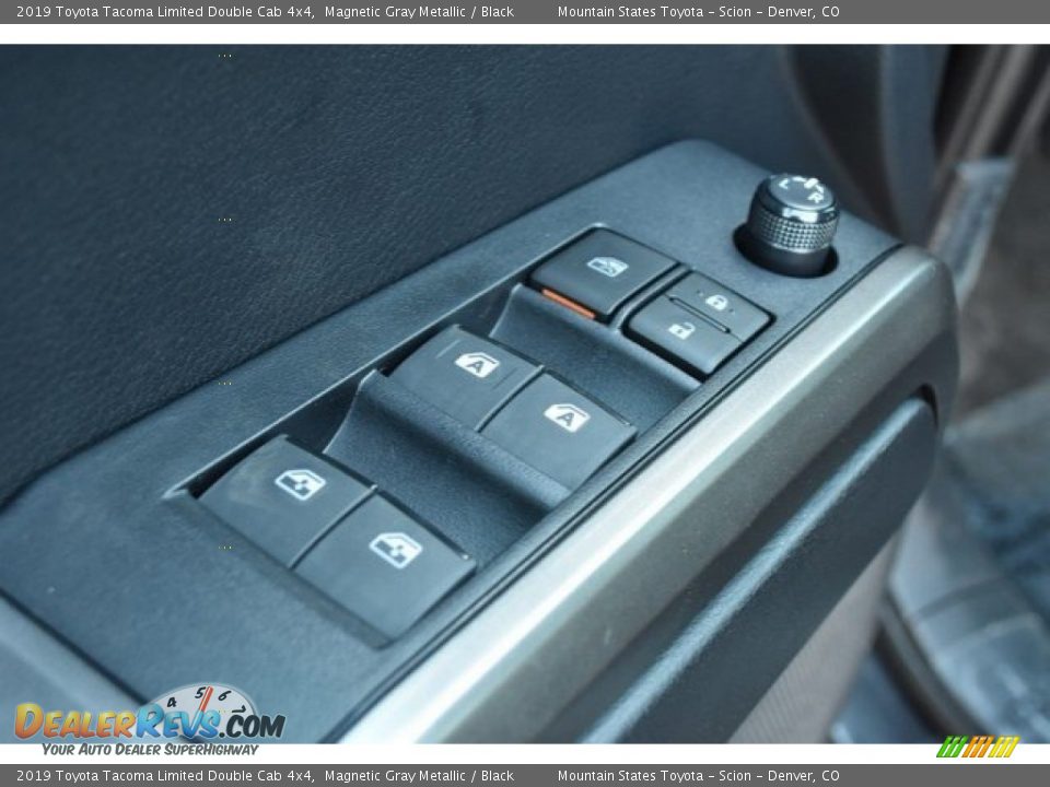 2019 Toyota Tacoma Limited Double Cab 4x4 Magnetic Gray Metallic / Black Photo #24