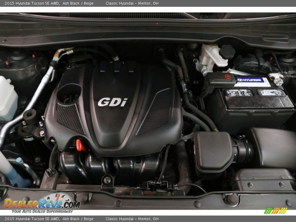 2015 Hyundai Tucson SE AWD Ash Black / Beige Photo #18