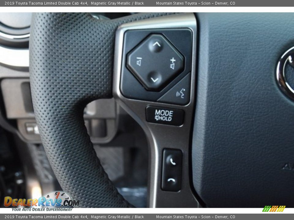 2019 Toyota Tacoma Limited Double Cab 4x4 Magnetic Gray Metallic / Black Photo #26