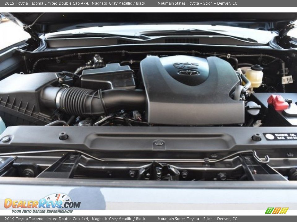 2019 Toyota Tacoma Limited Double Cab 4x4 Magnetic Gray Metallic / Black Photo #31