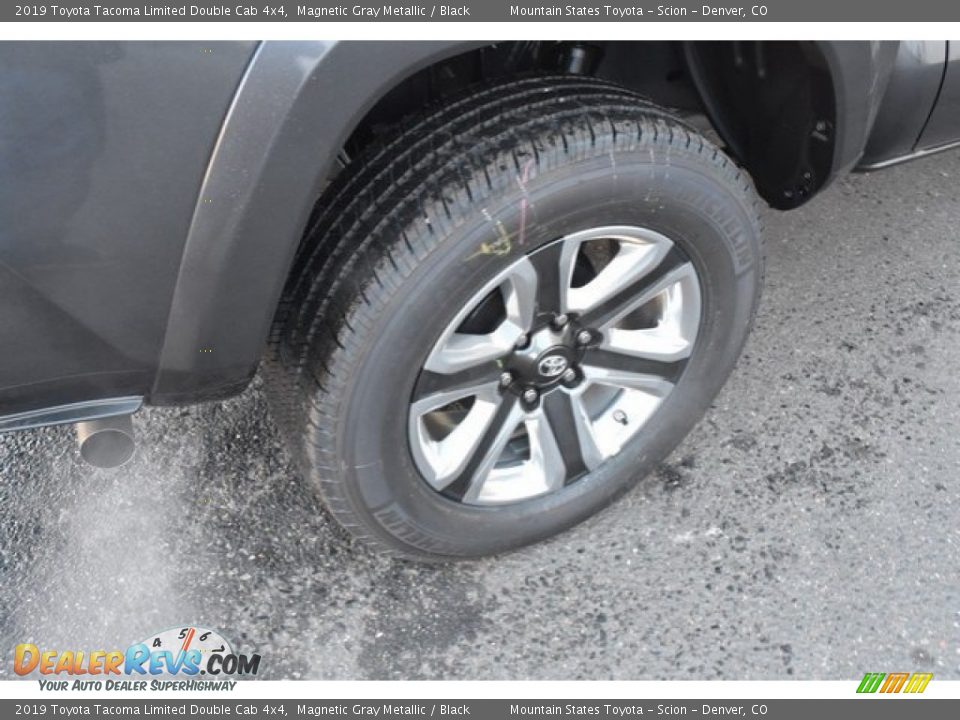 2019 Toyota Tacoma Limited Double Cab 4x4 Magnetic Gray Metallic / Black Photo #34